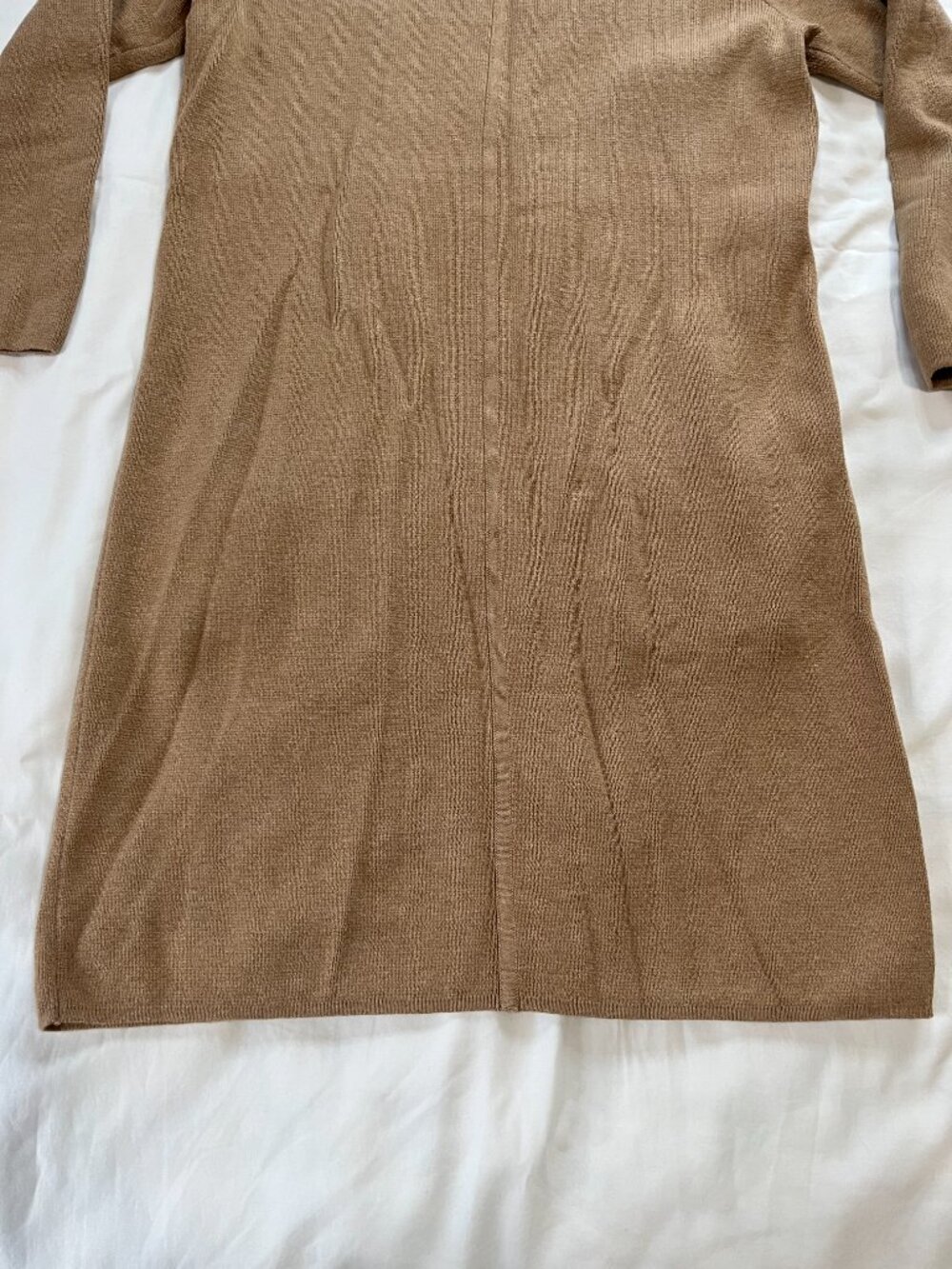 Banana Republic Tan Heavyweight Longsleeve Zip Up Cardigan - Picture 6 of 6